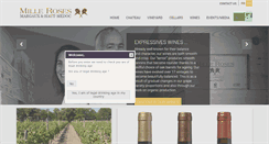 Desktop Screenshot of chateaumilleroses.com